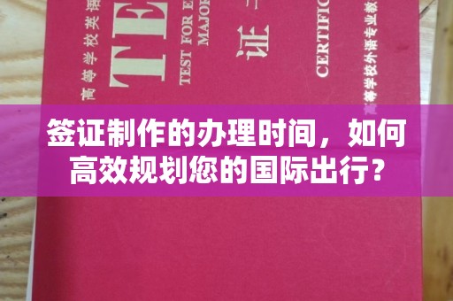 林芝签证制作的办理时间，如何高效规划您的国际出行？