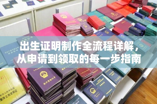 林芝出生证明制作全流程详解，从申请到领取的每一步指南
