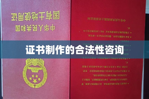 林芝证书制作的合法性咨询