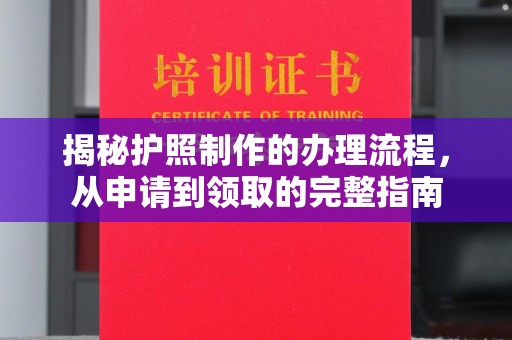 林芝揭秘护照制作的办理流程，从申请到领取的完整指南