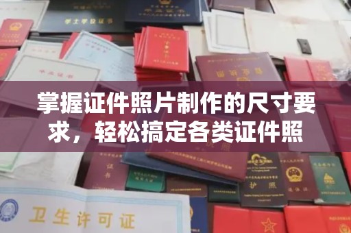 林芝掌握证件照片制作的尺寸要求，轻松搞定各类证件照