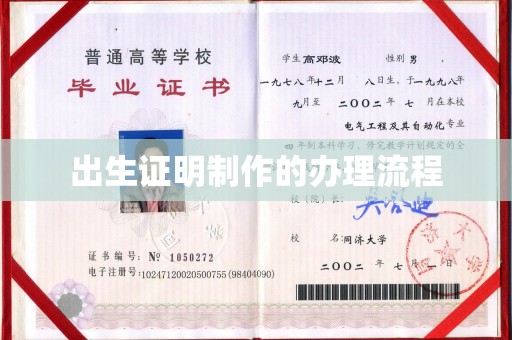 林芝出生证明制作的办理流程