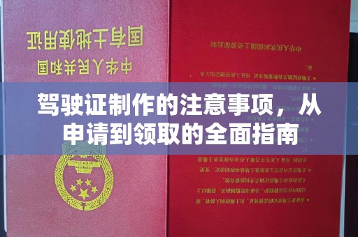 林芝驾驶证制作的注意事项，从申请到领取的全面指南
